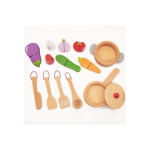 Classic World Wielofunkcyjna Drewniana Kuchnia z Akcesoriami