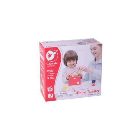 ClassicWorld - Drewniany Toster Retro