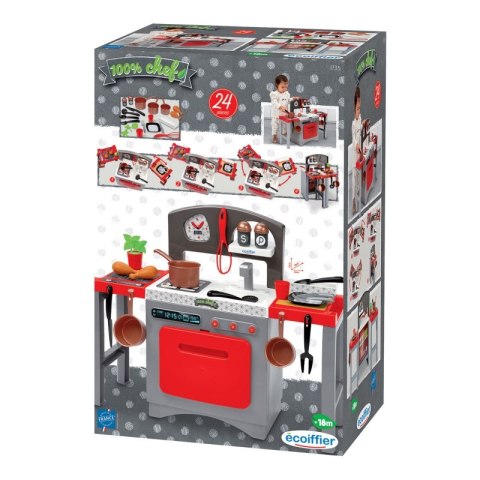 Ecoiffier Kuchnia Modułowa Retro 24elem.