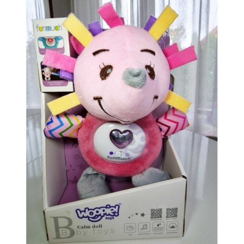 WOOPIE Interaktywny Pluszak Przytulanka dla Niemowląt Światło Dźwięk Jeż Usypiacz