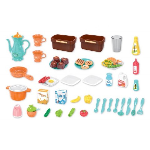 WOOPIE Kuchnia Dla Dzieci Obieg Wody Dźwięk Światło + 55 Akc.