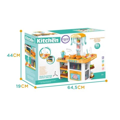 WOOPIE Kuchnia Dla Dzieci Obieg Wody Dźwięk Światło + 55 Akc.