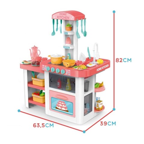 WOOPIE Kuchnia Dla Dzieci Obieg Wody Dźwięk Światło + 55 Akcosoriów