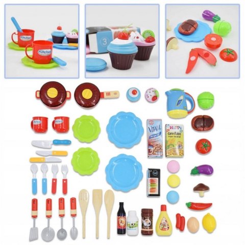 WOOPIE Kuchnia MY LITTLE CHEF Panel Dotykowy z Dźwiękiem Obieg Wody Niebieska