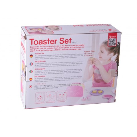 Zabawka Toster i Zestaw Śniadaniowy Classic World