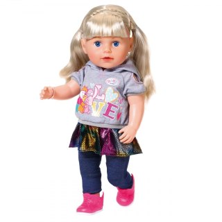 Baby born Lalka Interaktywna Siostrzyczka Blondynka 43 cm +Akcesoria