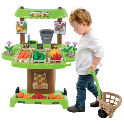 Ecoiffier Supermarket Sklep z Warzywami Owocami 35elem.