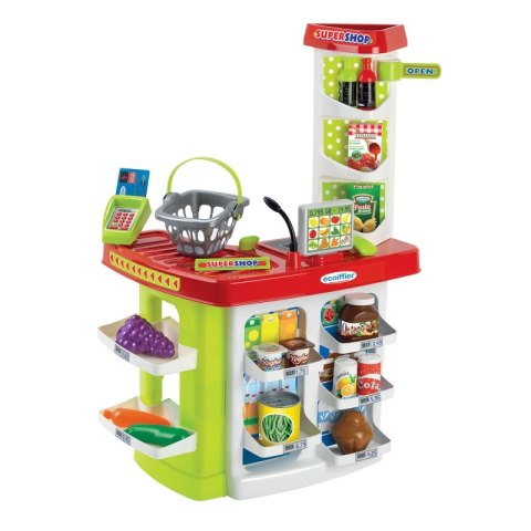 Ecoiffier Supermarket z Kasą 20 akcesoriów