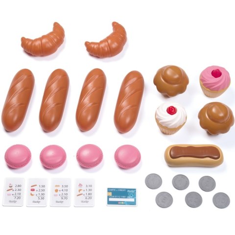 Smoby Duża Piekarnia Sklepik Supermarket 26 Akc.