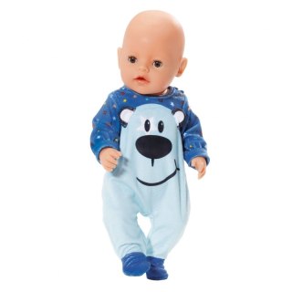 Śpioszki Dla Lalki Baby Born 43 cm W Kolorze Niebieskim