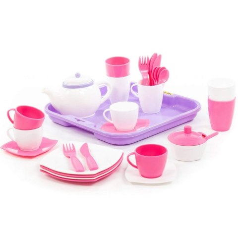 WADER QT POLESIE Zestaw Naczyń "Alisa" do Herbaty Kawy Deseru dla 4 osób 35 el.