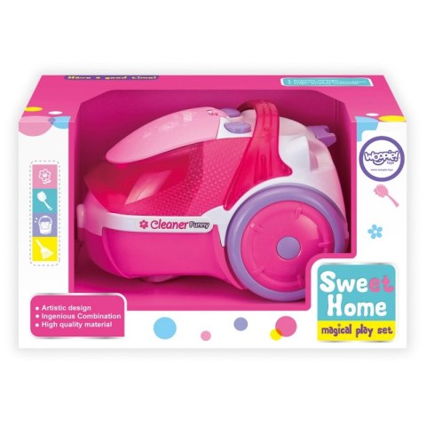 WOOPIE Odkurzacz dla Dzieci z Funkcją Wciągania Różowy