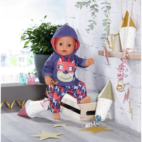 Baby Born Dwuczęściowe Ubranko Superbohatera dla Lalki 43cm