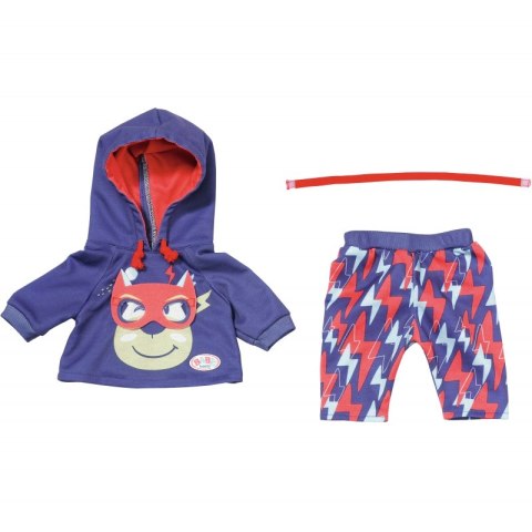 Baby Born Dwuczęściowe Ubranko Superbohatera dla Lalki 43cm