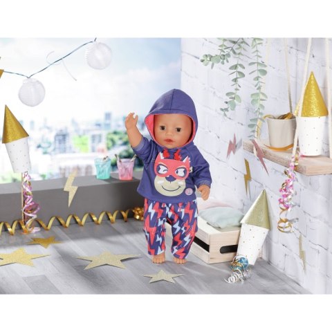 Baby Born Dwuczęściowe Ubranko Superbohatera dla Lalki 43cm