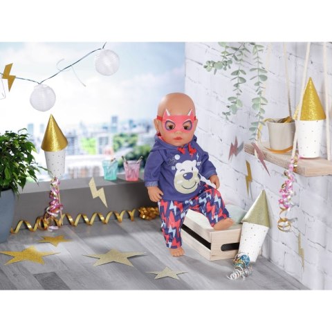 Baby Born Dwuczęściowe Ubranko Superbohatera dla Lalki 43cm