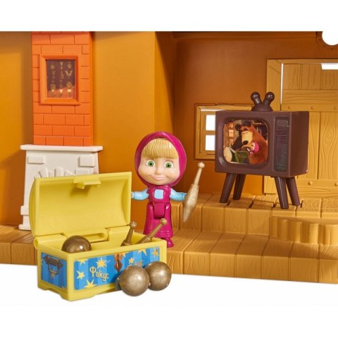 Simba Masza i Niedźwiedź Dwupoziomowy Domek Niedźwiedzia Akcesoria