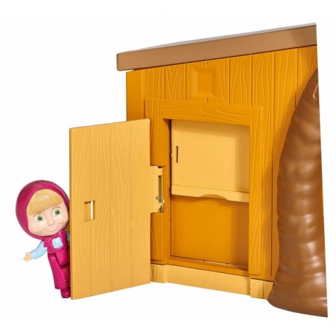 Simba Masza i Niedźwiedź Dwupoziomowy Domek Niedźwiedzia Akcesoria