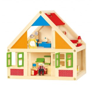 Viga Toys Drewniany Domek Dla Lalek