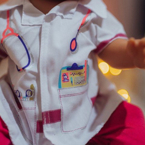 WOOPIE Ubranko dla Lalki Strój Doktora Lekrza 43-46 cm