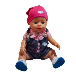 WOOPIE Ubranko dla Lalki Strój Ogrodniczki Chusta 43-46 cm