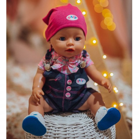 WOOPIE Ubranko dla Lalki Strój Ogrodniczki Chusta 43-46 cm