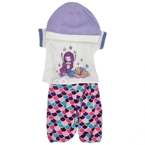 WOOPIE Ubranko dla Lalki Zestaw Syrenka Bluza Spodenki Czapeczka 43-46 cm