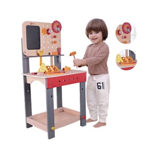 CLASSIC WORLD Drewniany Warsztat dla Dzieci Stół Majsterkowicza + Narzędzia