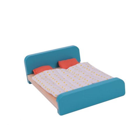 CLASSIC WORLD Nowoczesny Drewniany Domek Dla Lalek 21 Elementów