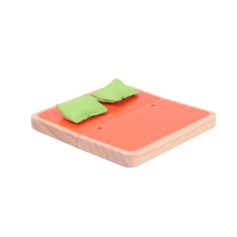 CLASSIC WORLD Nowoczesny Drewniany Domek Dla Lalek 21 Elementów