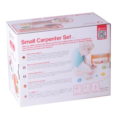 Drewniany zestaw narzędzi w walizce Classic World