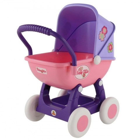 Duży Wózek Gondola Dla Lalek 43cm Arina Różowy
