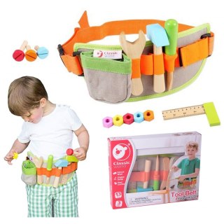 Pas majsterkowicza z Drewnianymi Narzędziami Classic World