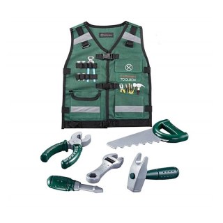 WOOPIE Kamizelka Majsterkowicza na Narzędzia Zestaw Narzędzi Śrubokręt Młotek 6 el.