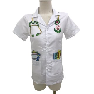 WOOPIE Strój Fartuch Lekarza Doktora Ubranko dla Dzieci do ok. 120 cm