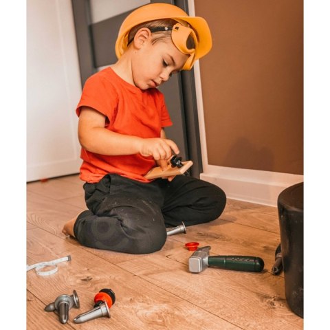 WOOPIE Zestaw Narzędzi dla Dzieci Zestaw Majsterkowicza Kask Gogle 9 el.