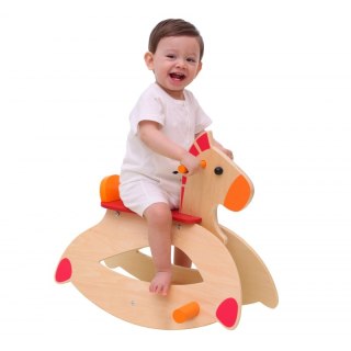 CLASSIC WORLD Drewniany Konik Na Biegunach Bujak