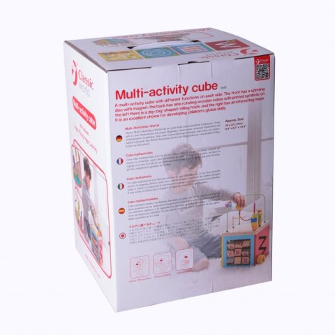 CLASSIC WORLD Wielofunkcyjna Kostka Aktywności 5w1 Labirynt Pętla