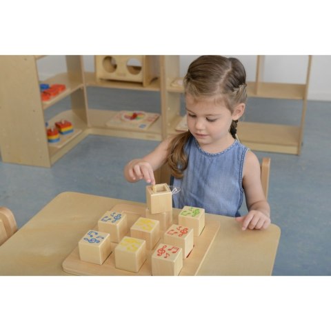 Drewniany Sorter Sensoryczny Łączenie Dźwięków Masterkidz