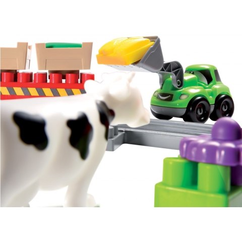 Ecoiffier Abrick Kolejka Pociąg Ze Zwierzętami 57 elementów