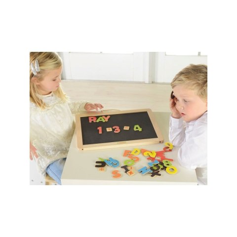 MASTERKIDZ Drewniana Tablica Edukacyjna Dwustronna