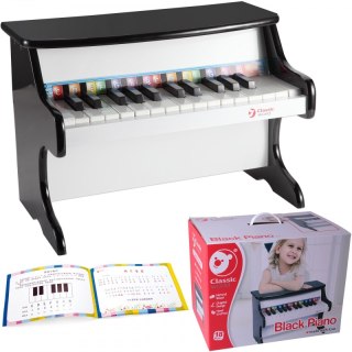 Pianino Pianinko dla dzieci Czarne Classic World