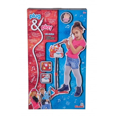 Simba Zestaw Muzyczny 2W1 Plug&Play Karaoke Mikrofon