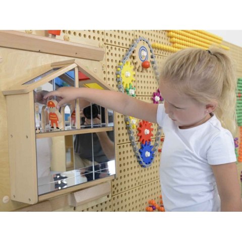 Tablica Ścienna Sensoryczna Domek Z Luster Masterkidz