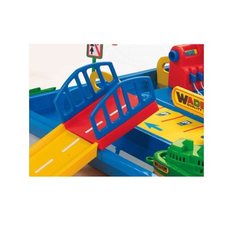 WADER QT Tor Wodny Świat Zestaw z Łódkami Auta