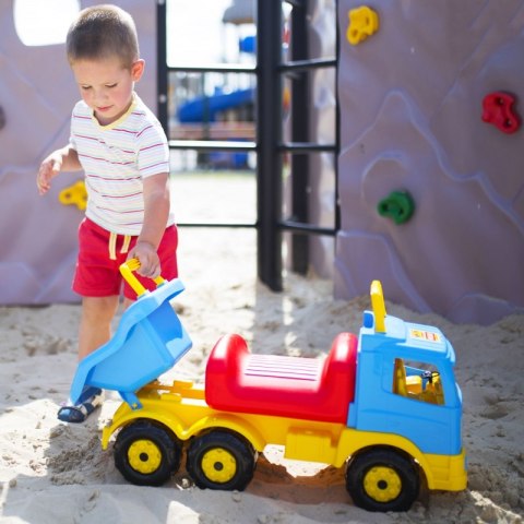 WADER QT Wywrotka 3w1 Pchacz Jeździk Do Piaskownicy