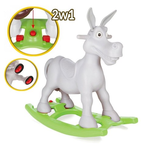 WOOPIE Bujak Jeździk Osiołek na biegunach 2w1