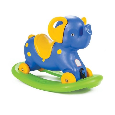 WOOPIE Bujak Jeździk Słonik na Biegunach 2w1Niebieski