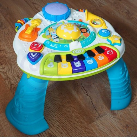 WOOPIE Interaktywny Wielofunkcyjny Stolik Edukacyjny Instrumenty Światło + USB Bluetooth