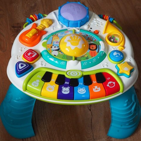 WOOPIE Interaktywny Wielofunkcyjny Stolik Edukacyjny Instrumenty Światło + USB Bluetooth